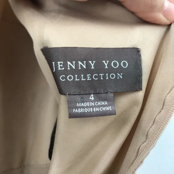 Jenny Yoo Collection Sabine Off The Shoulder Maxi Gown Size 4 - Picture 6 of 16